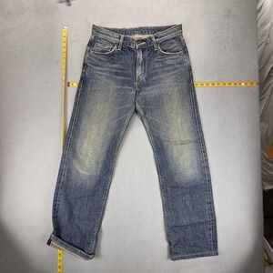 Edwin Jeans Mens Selvedge Blue 505zxx Regular Straight Japan Whiskers Fits 31x29